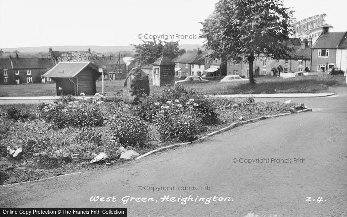 Photo of Heighington, West Green c.1955