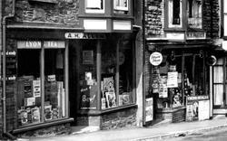 Shops, Main Road c.1955, Hele