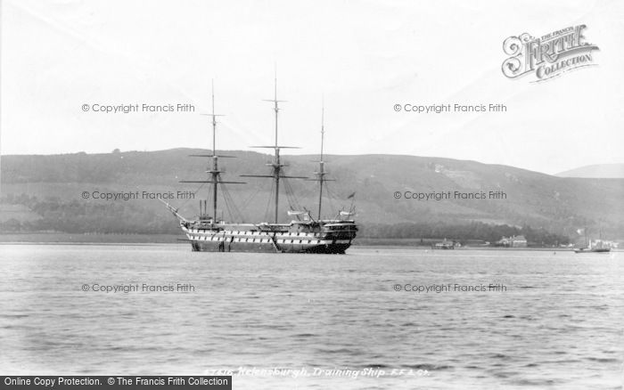 Photo of Helensburgh, Training Ship HMS 'empress' 1901