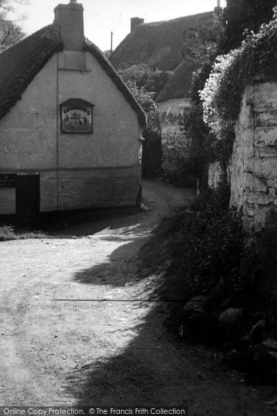 Photo of Helford, The Shipwright's Arms Corner c.1955