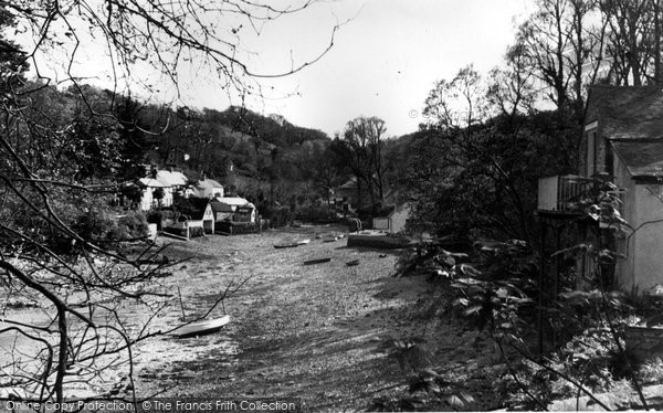 Photo of Helford, View From Shipwright's Arms c.1955