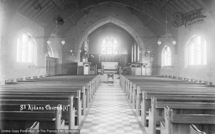 Photo of Hellifield, St Aidan's Church Interior c.1910