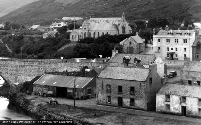 Photo of Helmsdale, Church, And The Bridge Hotel 1939