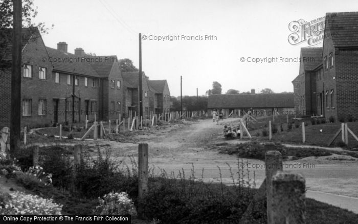 Photo of Helperby, New Estate c.1955
