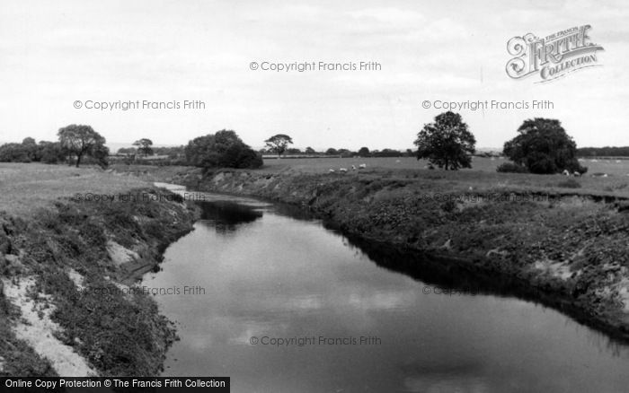Photo of Helperby, The River c.1955