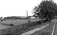 Helsby, BI Works and Sports Ground c1955