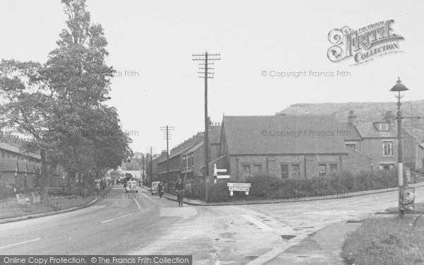 Photo of Helsby, Chester Road c.1955