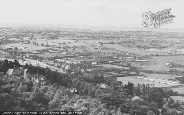 Photo of Helsby, From The Rock c.1955