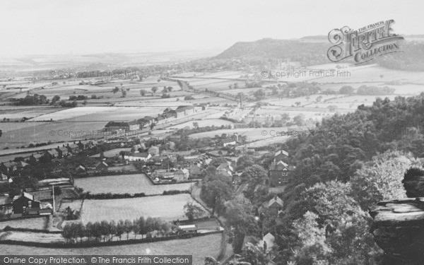 Photo of Helsby, Overton Hill From The Rock c.1955