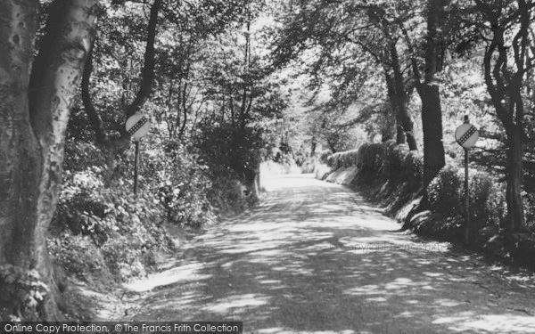 Photo of Helsby, The Road To Helsby Hill c.1965