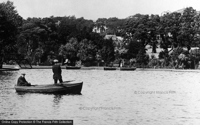 Photo of Helston, Boats In The Public Gardens c.1920
