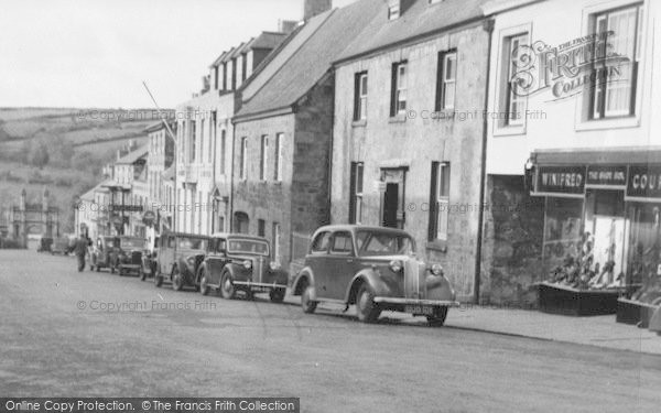 Photo of Helston, Cars On Coinagehall Street c.1950