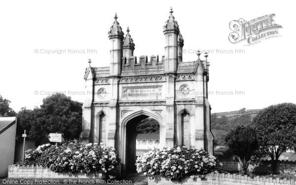 Photo of Helston, Entrance To The Bowling Green c.1960