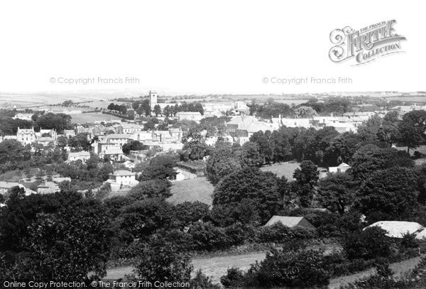 Photo of Helston, From Bullock Lane 1895