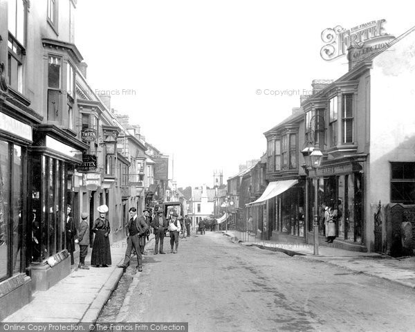 Photo of Helston, Meneage Street 1913