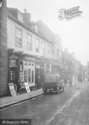 Meneage Street, Shops 1924, Helston