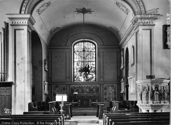 Photo of Helston, Parish Church Interior c.1950