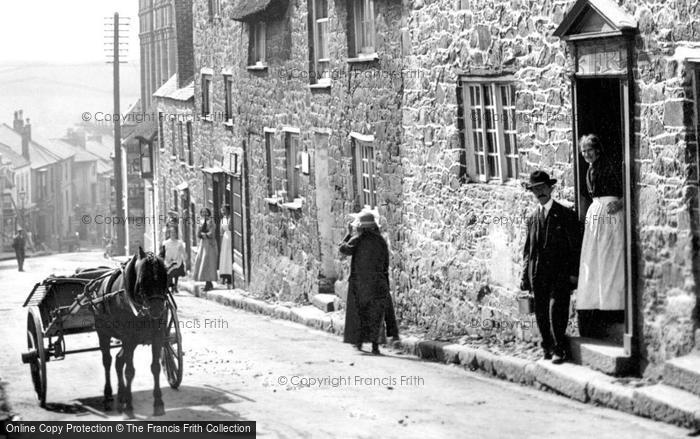 Photo of Helston, Residents Of Wendron Street 1913