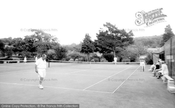 Photo of Helston, The Tennis Courts, Coronation Park c.1955