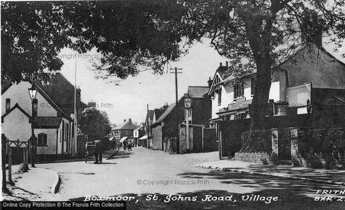 Photo of Hemel Hempstead, Boxmoor Village, St John's Road c.1955