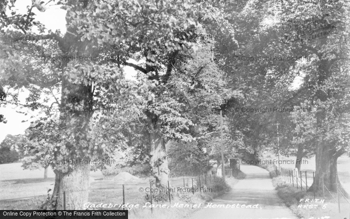 Photo of Hemel Hempstead, Gadebridge Lane c.1955