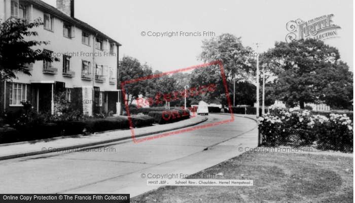 Photo of Hemel Hempstead, School Row, Chaulden c.1965