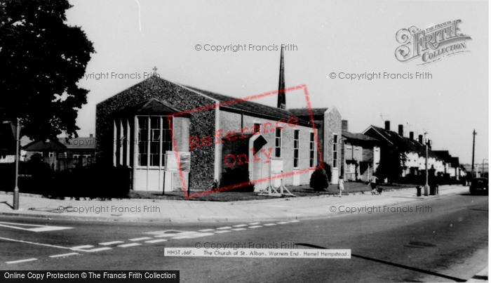 Photo of Hemel Hempstead, St Alban's Church, Warners End c.1965