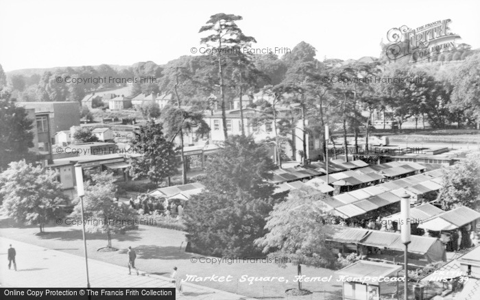 Photo of Hemel Hempstead, The Market Square c.1960