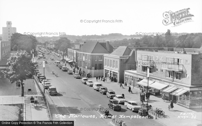 Photo of Hemel Hempstead, The Marlowes c.1960