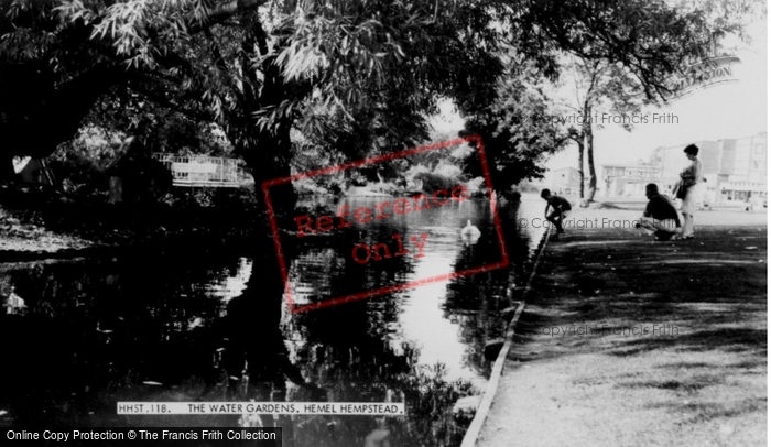 Photo of Hemel Hempstead, The Water Gardens c.1965
