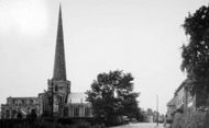 The Village Street And Church c.1955, Hemingbrough
