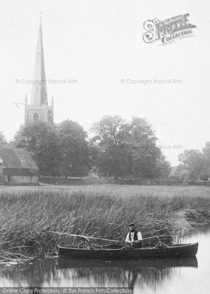 Photo of Hemingford Abbots, Fishing On The Great Ouse 1899