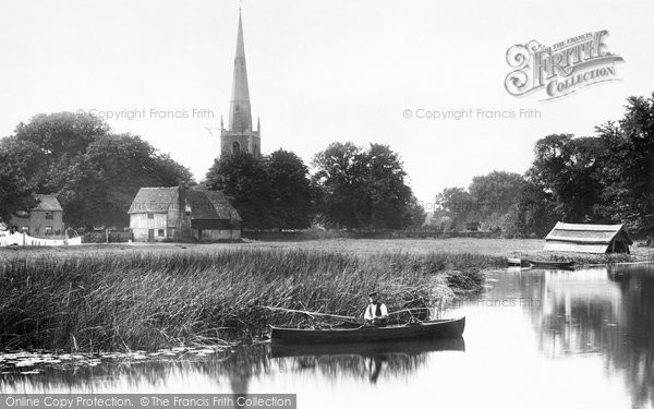 Photo of Hemingford Abbots, St Margaret's Church From The River 1899