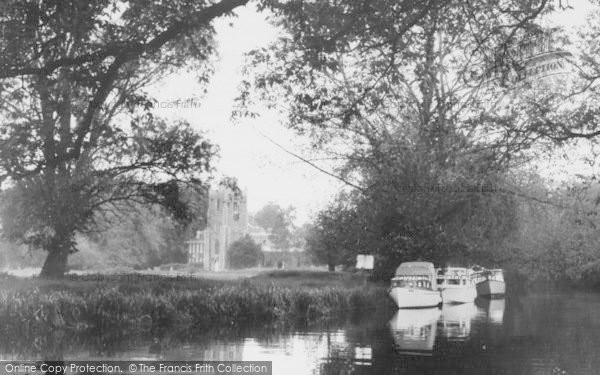 Photo of Hemingford Grey, Boats On The River c.1960