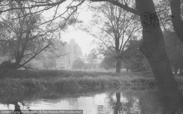 Photo of Hemingford Grey, Church, From The River c.1960