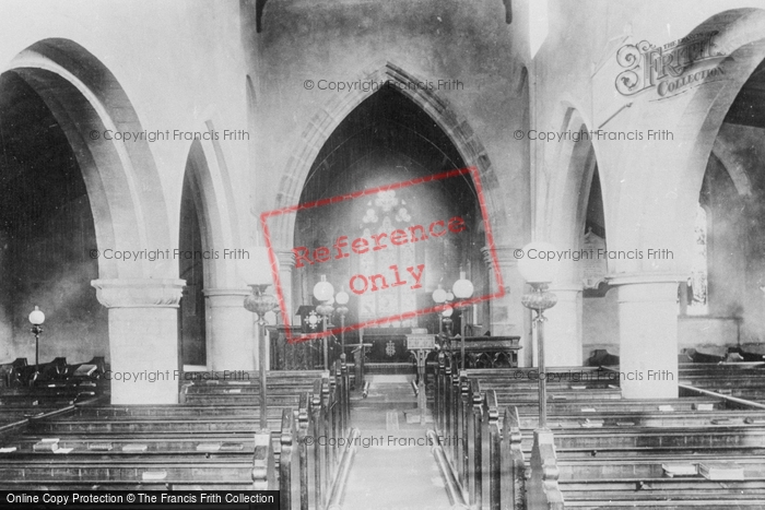 Photo of Hemingford Grey, Church Interior 1898