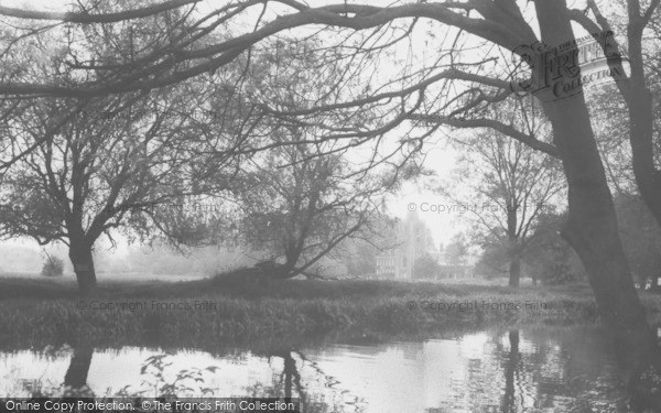 Photo of Hemingford Grey, The Church And River c.1960