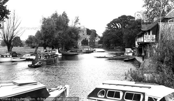 Photo of Hemingford Grey, The River Ouse c.1960
