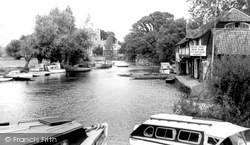 Hemingford Grey, the River Ouse c1960