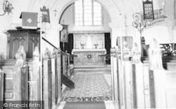 Church Altar And Choir c.1960, Hemington
