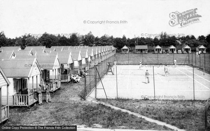 Photo of Hemsby, One Of The Tennis Courts, Seacroft Holiday Camp c.1935