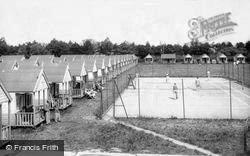 One Of The Tennis Courts, Seacroft Holiday Camp c.1935, Hemsby