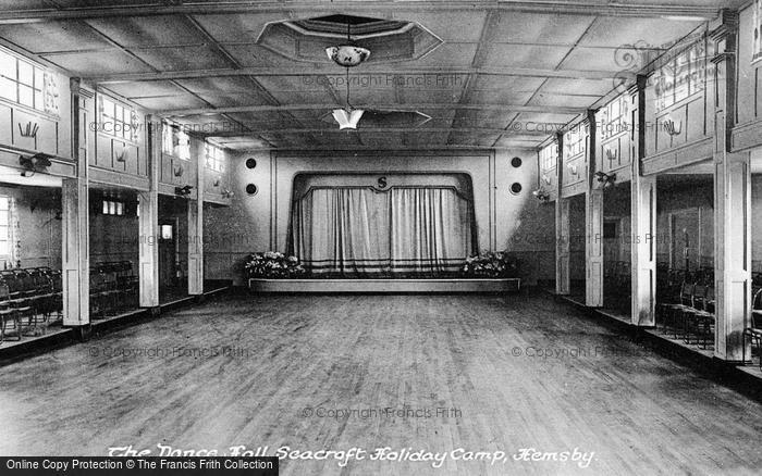 Photo of Hemsby, Seacroft Holiday Camp, The Dance Hall c.1955