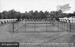 Seacroft Holiday Camp, The Tennis Court And Bowling Green c.1955, Hemsby