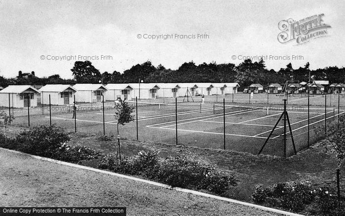 Photo of Hemsby, Seacroft Holiday Camp, The Tennis Court c.1960