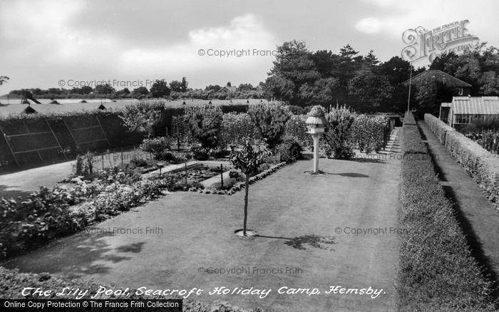 Photo of Hemsby, The Lily Pool, Seacroft Holiday Camp c.1955