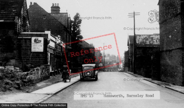 Photo of Hemsworth, Barnsley Road c.1955