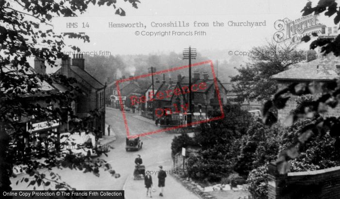 Photo of Hemsworth, Crosshills From The Churchyard c.1955
