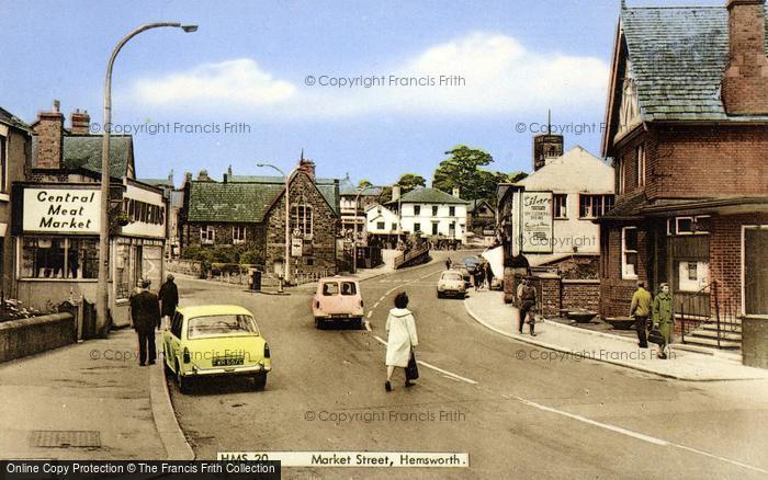 Photo of Hemsworth, Market Street 1965