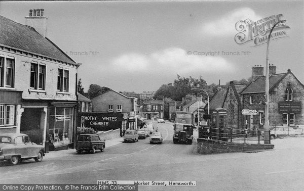 Photo of Hemsworth, Market Street c.1965